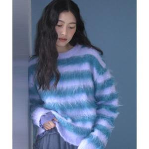 [매장정품] 락피쉬웨더웨어 ROCKFISH WEATHERWEAR STRIPE SHAGGY KNIT PULLOVER - 5 colors RF1RWBE3KN003