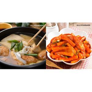 올스탠다드 인생 어묵탕, 260g, 2개 + 떡볶이, 520g, 2개