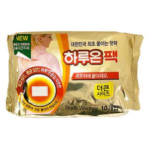 하루온팩 붙이는 핫팩 50g 대용량 캠핑 등산 10매