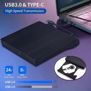 외장odd케이스 시디롬 플레이어 USB 3.0 외장 DVD RW CD 라이터 슬림 녹음기 휴대용 광학 드라이브 버너 리