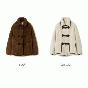 후아유 여성용 시어링 코트 / Shearling Coat WHJWE4T52F