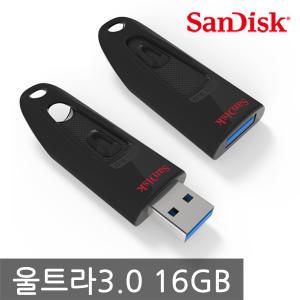 ENL 샌디스크코리아정품 USB메모리 울트라 3.0 16GB /최대 80MB/s/ CZ48/USB3.0