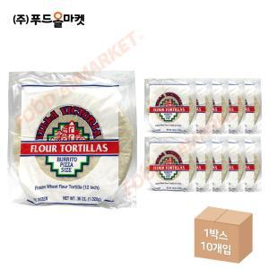 레이나 밀또띠아 12인치 1020g(12장)/부리또피자/냉동 한박스 (12P x 10ea)-아이스박스무료