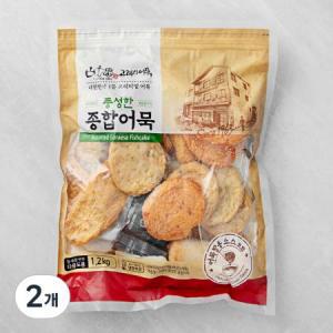 고래사어묵 풍성한 종합어묵, 1.2kg, 2개 one option