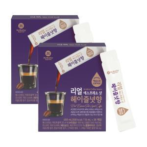 [소비기한 임박] 맥널티 리얼 에스프레소샷 액상스틱커피 헤이즐넛향, 15ml, 30개입, 2개