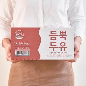 NON-GMO 무첨가 듬뿍두유 190ml x 24팩(실속형)