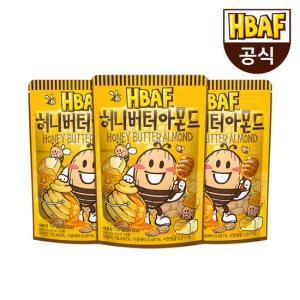 HBAF 허니버터 아몬드 120g 3봉 세트