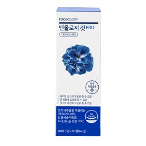 푸드올로지 맨올로지 컷 800mg 80정 x 1개