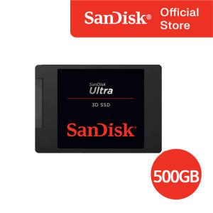 [샌디스크 공식수입원] SanDisk Ultra 3D SSD 500GB SATA3