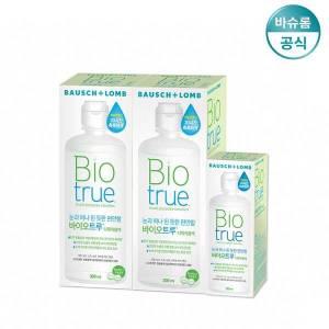 [바슈롬]렌즈세척액 바이오트루 300ml2 + 120ml 렌즈세정액