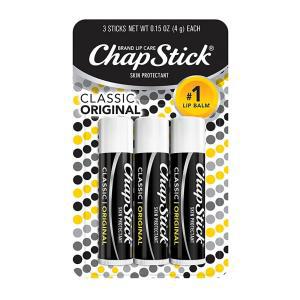 ChapStick 3개입+ 3개입 클래식 립밤 오리지날 0.15온스