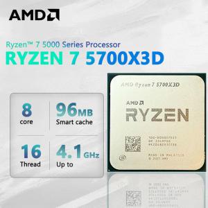 선풍기 CPU 5700X3D R7 AMD 7 Ryzen 없는 프로세서