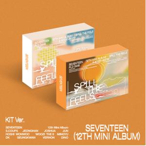 개봉앨범 포토카드 없음 / 세븐틴 SEVENTEEN 앨범 SPILL THE FEELS KiT 버전 - FEEL NEW KIT 무료배송