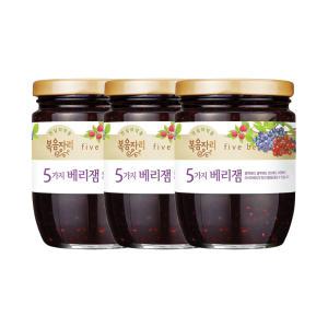 복음자리 5가지 베리잼, 350g, 3개