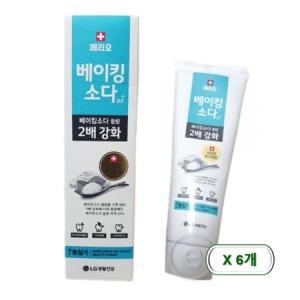 엘지생활건강 페리오 베이킹소다 담은 치약 100g x 6개