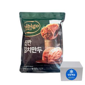 CJ제일제당 비비고 수제 진한 김치만두 1600g 비비고왕교자 수제만두 냉동만두