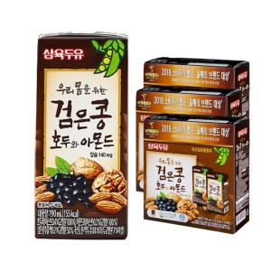 삼육두유 검은콩 호두와 아몬드 190ml 48팩