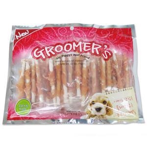 구루머스(Groomers) 우유스틱-사사미 400g   /강아지용품/간식 /통졸임/캔/육표/사시미/사료