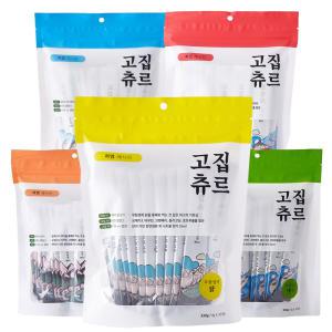 1+1 고집츄르 닭 대구 가다랑어 참치 연어 산양유 11g x 30p 저염레시피 대용량 고양이 간식