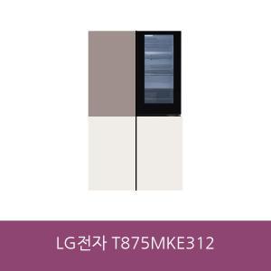 LG전자 오브제컬렉션 T875MKE312 노크온냉장고 870L / 지역별요금상이