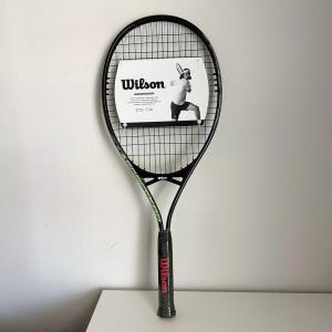 [관부가세포함] NEW Wilson 윌슨 AggrESSor 테니스 라켓 블랙 그린 4 3/8 Inch Gri