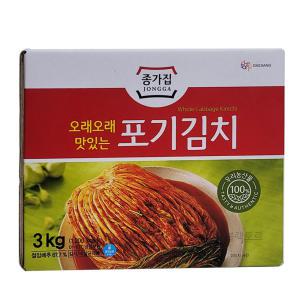 종가집 배추김치 오래오래 맛있는 포기김치 3kg 아이스포장 코스트코 김장