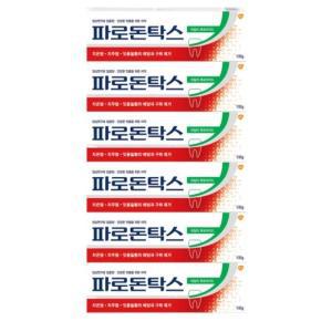 파로돈탁스 데일리 후로라이드 치약 100g 6개