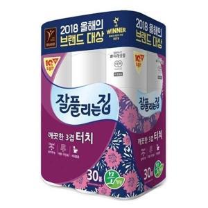 [기타]잘풀리는집 터치 3겹 30롤 1개