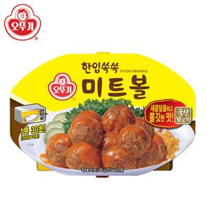 오뚜기 한입쏙쏙 미트볼(렌지) 180g X 6개