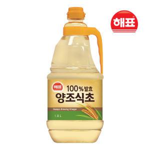 사조해표 양조식초 1.8L x8개 /피클/장아찌/초무침