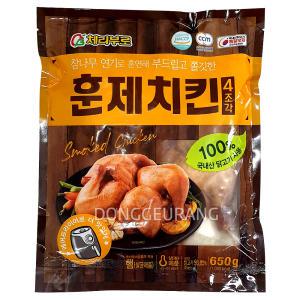 체리부로 훈제치킨 4조각 650g /사각치킨훈제