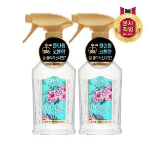 아우라 섬유향수 홀리데이판타지 400mL x2