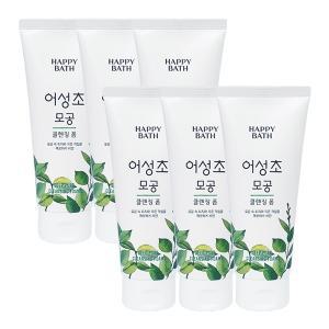 해피바스 어성초 모공 클렌징폼 200g x6