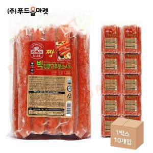 도나우짱 빅청량고추맛소시지 1.35kg /냉동 한박스 (1.35kg x 10ea)