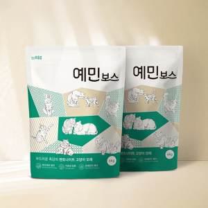 부드러운 벤토나이트 6kg 2개입 예민보스 고양이모래 야옹섬 -인증