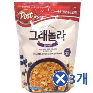 좋은아침 그래놀라 블루베리 310g x3개 식사대용