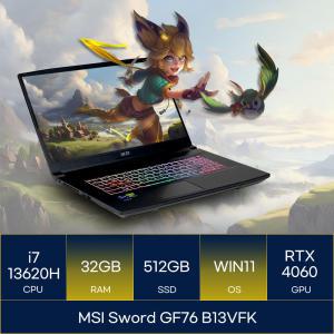 MSI GF시리즈 Sword GF76 B13VFK (RAM 32GB_WIN11)_마우스증정 AN