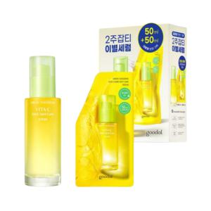 [2배용량]구달 청귤 비타씨 잡티 케어 세럼 본품 50ml + 리필 50ml