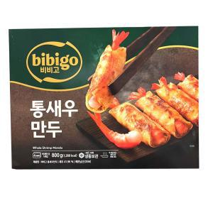 코스트코 비비고 통새우만두 800g (200gx4입) /냉동 새우 한마리가 통째로  새우와 야채  간식 야식