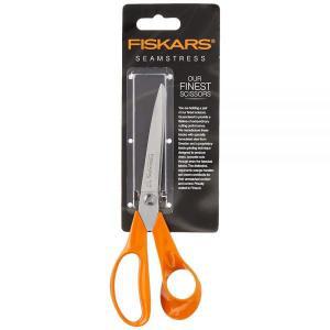 Fiskars 01-005437 헤리티지 심스트레스 가위 20.3cm 8인치 오렌지 화이트