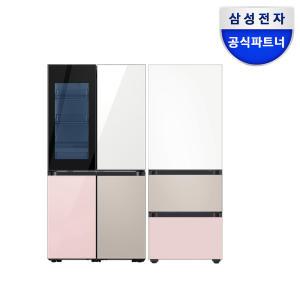 삼성전자 비스포크 키친핏 냉장고&김치냉장고 세트 RF60DB9342AP+RQ33DB74C1AP 색상선택