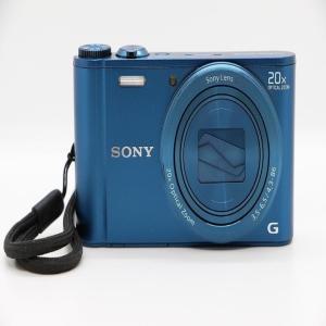 소니 SONY 컴팩트 디지털 카메라 블루 DSC-WX300 중고