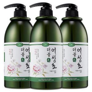 더블모 어성초 비듬 두피 약산성 샴푸 대용량 1000ml 3개