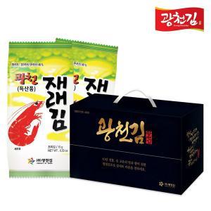 [광천김] 광천 재래김 새우 식탁김 선물세트 15g X 30봉