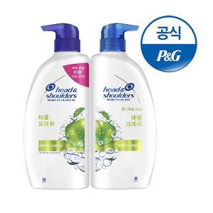 [헤드앤숄더] 애플프래쉬 샴푸 850ml + 린스 850ml