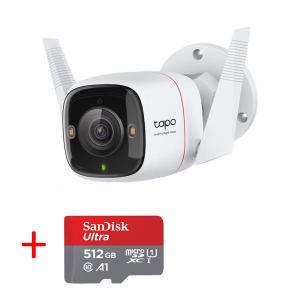 티피링크 Tapo C325WB 홈CCTV + micro SD 카드 512GB