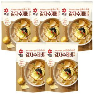 백설 감자 수제비 가루 500g x 5개