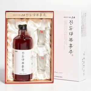 진도홍주 대복 진 15호 60도 500ml 지초주 (케이스, 쇼핑백 포함)