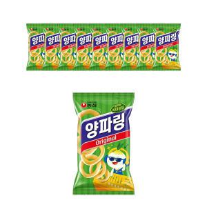 농심 양파링, 80g, 10개