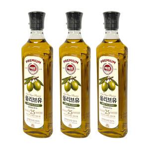 사조대림 해표 압착 올리브유 900ml x 3개